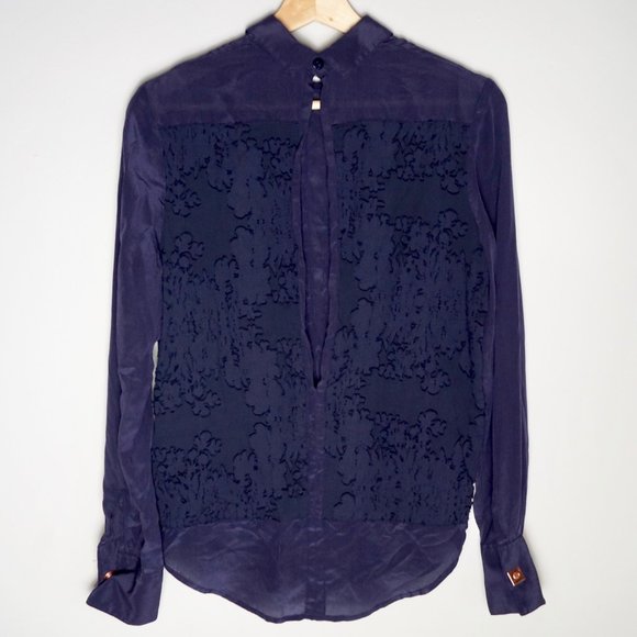 Maurie + Eve open back silk blouse - Picture 11 of 12